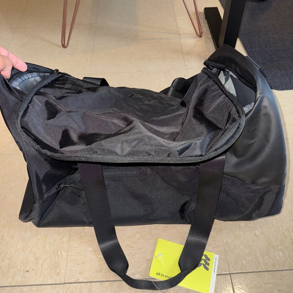 All in Motion Black Duffel Bag
